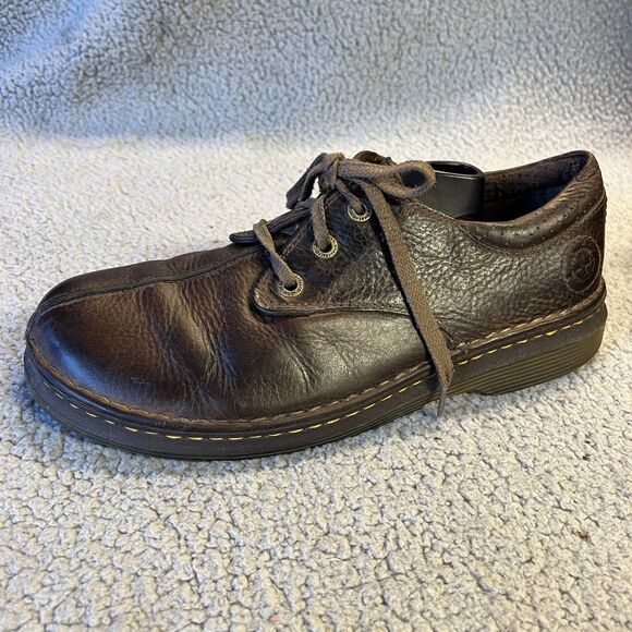 Dr. Martens Nevin Lace Up Leather Shoes Mens 11 US 45 EU Brown Split Toe Oxford - Picture 1 of 12